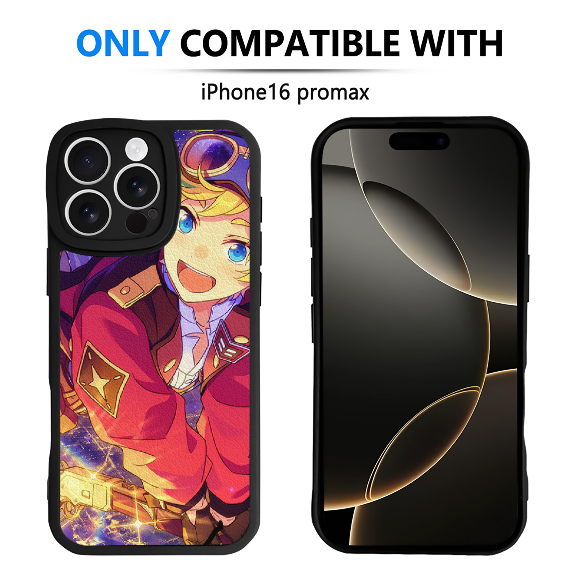 （画像用） あんさんぶるスターズ! Ensemble Stars 【iPhone 16シリーズ対応】シリコンスマホケース（レザー調） 材質：シリコン